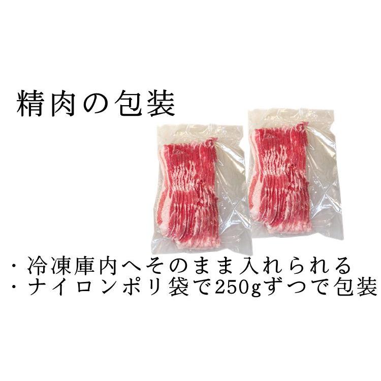 国産豚肉 バラしゃぶしゃぶ肉 500g  おいしい岐阜県産の豚肉 けんとん豚 鍋用 炒め用