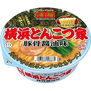 ヤマダイ ニュータッチ 凄麺 横浜とんこつ家 117G×12個