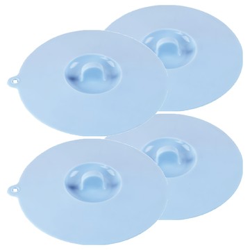 小麥購物 G111矽膠杯蓋 24g  單色  12.5cm  4個