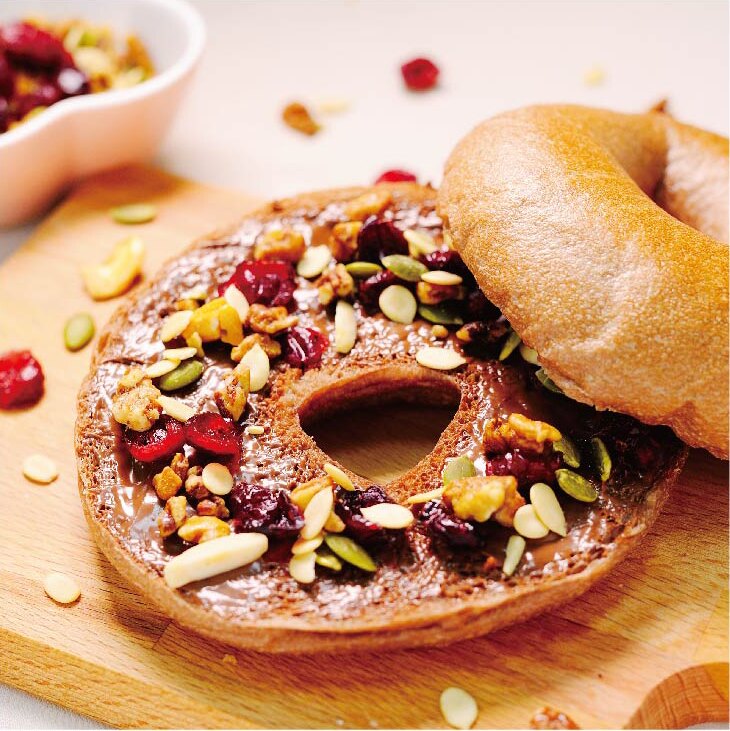 堅果X莓果貝果6入組★Golden Brown 布朗主廚