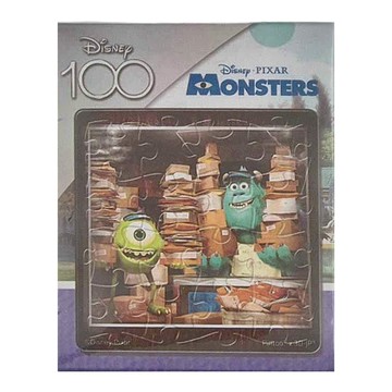 HUNDRED PICTURES 百耘圖 Puzzle Magnet 平面拼圖 怪獸大學 Monsters University Set 16片  1盒