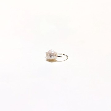 隱喻- 海潮 戒指 (鑲鑽)(銀線戒) Metaphor - Tidal Ring