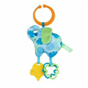Chicco ECO+可吊掛安撫固齒器-散步大象【悅兒園婦幼生活館】
