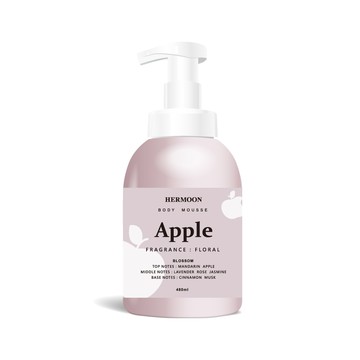 荷沐肉桂蘋果沐浴慕絲480ml