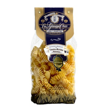 義大利麵 Pasta Cocco義大利大螺旋麵500g 義大利手工工藝製造