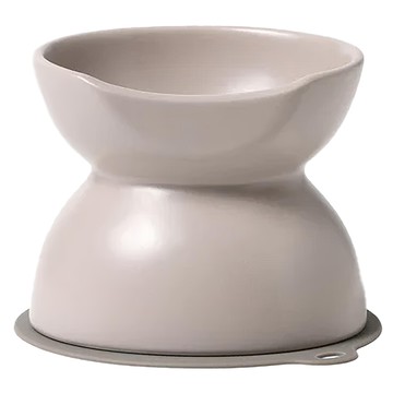 HARIO 好璃奧 INK小型犬雙面磁碗 127 x 112 x 110mm 淺型面 100ml 深型面 300ml  灰米  1個