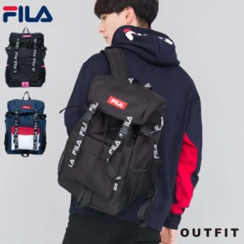 リュック メンズ レディース リュックサック 大容量 18l フィラ Fila バックパック ブランド デイパック 人気 黒 白 紺 通学 通勤 大 通販 Lineポイント最大1 0 Get Lineショッピング