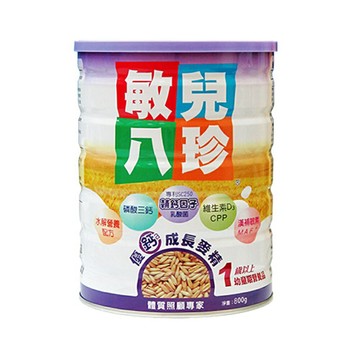 敏兒八珍 優鈣成長麥精 800g【合康連鎖藥局】