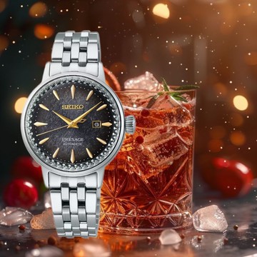 SEIKO_精工 Presage Star Bar 限量調酒師女錶-30.3mm (SRE015J1/2R05-00C0D)