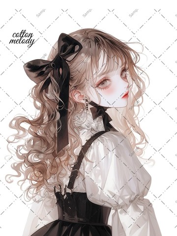 original sticker no.985 人物貼紙 原創貼紙 人物貼紙 女孩貼紙 原創人物貼紙