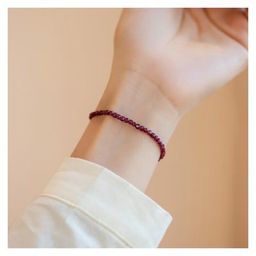 【HERA 赫拉】爆款天然烏紫牙石榴石手鍊 H114121205