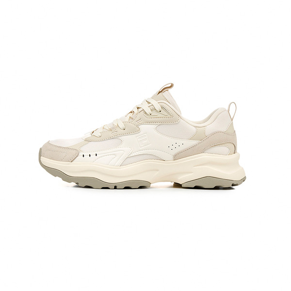 FILA WAVY BLOCK 中性運動鞋-米 4-C107Z-920