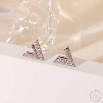 大都會 | S925純銀耳針 | 低敏耳環/耳夾