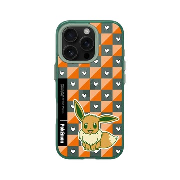 iPhone 16 Pro Clear 憂墨綠 - 寶可夢 Pokemon - 多彩系列-伊布格紋