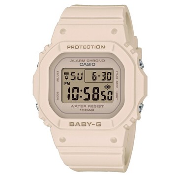 CASIO卡西歐Baby-G BGD-565-4 俏麗簡約粉米色/38mm｜樂天全館特惠中★指定刷卡回饋10%