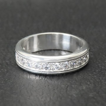 半圈式永恆戒指 純銀 925【免費刻印】透明 永恆戒指 純銀飾品 女款 中性款 情侶對戒 聖誕節