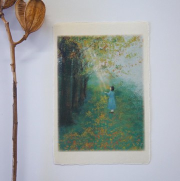 和紙明信片【秋日之光】Postcard