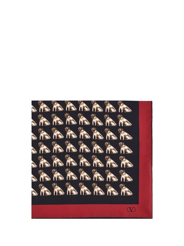 Valentino Garavani Petit Charles Silk Scarf