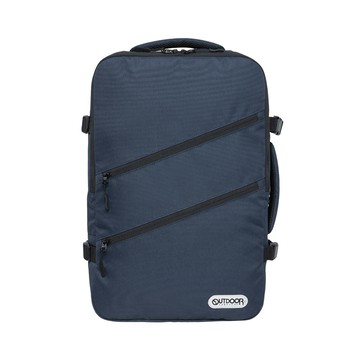 【OUTDOOR】悠遊寰旅-17吋電腦後背包-深藍色 OD243119NY