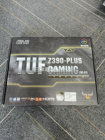 華碩TUF Z390-PLUS GAMING WIFI 主板 實物成色好 功能接口全 配件齊全【三和電腦配件店】