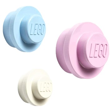 Room Copenhagen 牆壁掛勾 887988012856  白色 + 藍色 + 粉色  1組