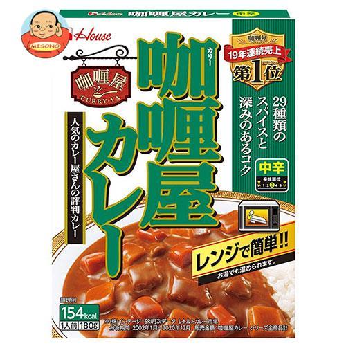 ハウス食品 カリー屋カレー 中辛 180g×10個入