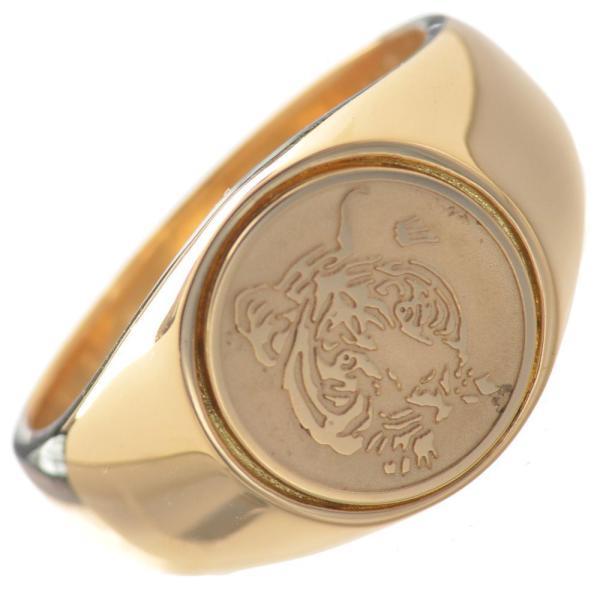 平らな指輪 クロス ジュエリー ルビー 18金ホワイトゴールド X型