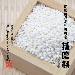 もち米 5kg 送料無料 もち米精米にて 奥播州源流芥田川産 はりまもち 令和5年産 播磨餅 新もち モチ米5キロ 玄米もち 分づき精米