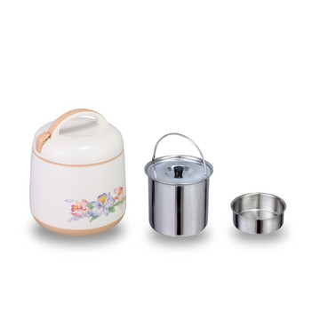 【GOLDEN FIRE 火牌】燜燒鍋 土黃色 2.0L-IH爐可用鍋(燜燒鍋 保溫 保冷 手提 不鏽鋼 台灣製造)