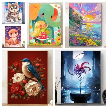 💛盒裝💛台灣製造💛 新款5D鑽石畫 DIY鑽石貼畫 立體貼鑽畫 磚石貼畫 手作 滿鑽 大幅 水鑽貼畫 手工點鑽畫 黏鑽畫