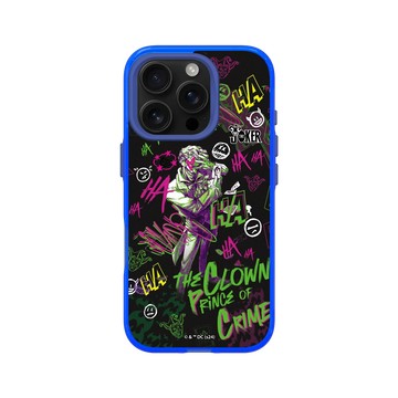 iPhone 16 Pro Clear 激光藍 - Joker - 小丑貼紙款