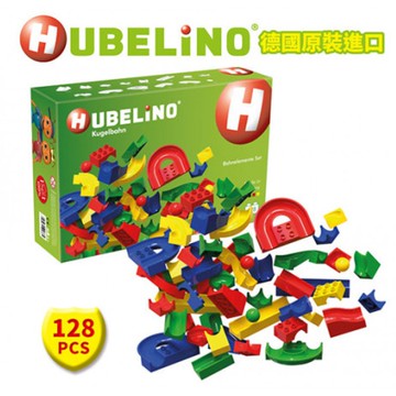 【德國HUBELiNO】軌道式積木零件組 - 128PCS