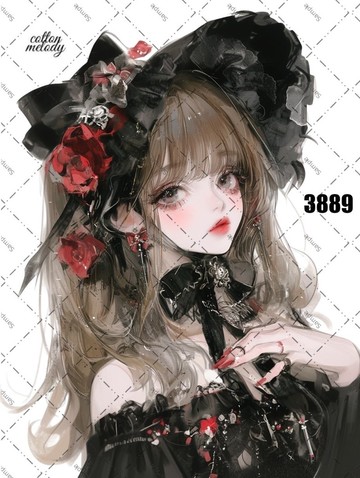 original sticker no.3889 人物貼紙 原創貼紙 原創人物貼紙 裝飾貼紙 cotton melody