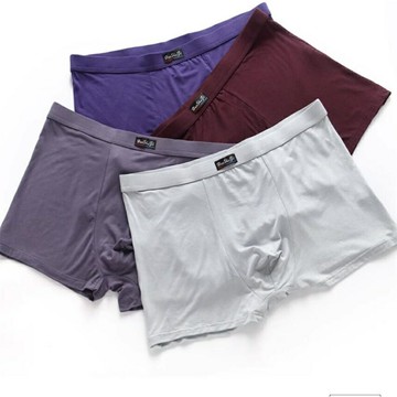 男士內褲 加肥加大內褲 竹纖維平角褲 莫代爾棉四角褲 加大碼內褲 肥佬寬松褲頭 男生大碼平角內褲【不二雜貨】