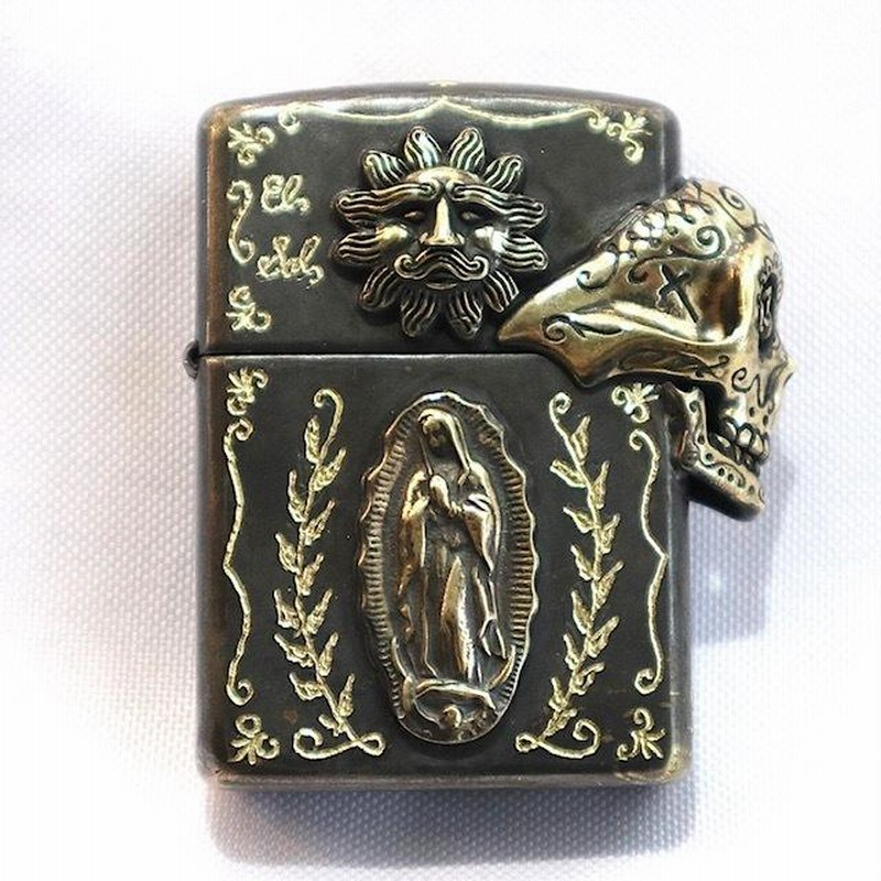 galcia ガルシア ZIPPO B16 メキシカンスカル ガダルペ マリア