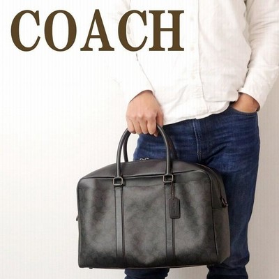 ひろし商品　COACH ブラック ビジネスバッグ r400