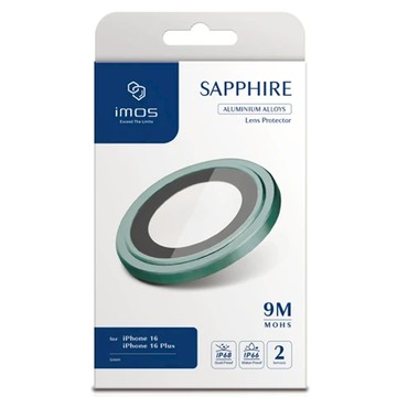 imos 鏡頭貼 鋁合金綠色  iPhone 16/16 Plus  1個