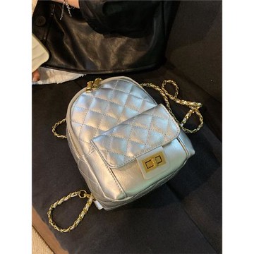 淑女范迷你逛街背包小香風鏈條鎖扣雙肩包