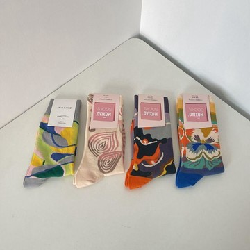 法國製✨法國油畫襪 進口襪 藝術襪 法式精品襪 中筒襪 文創襪子 防臭襪 日常穿搭 交換禮物 閨蜜禮物 ins抽象藝術油