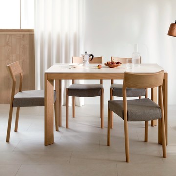 【iloom 怡倫家居】BLIQUE 1200型陶瓷餐桌 4色可選 咖啡桌 桌子 餐桌 方桌 小方桌 方形餐桌 陶瓷桌