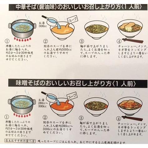 送料無料！旅館琴平荘　期間限定営業店（中華そば×2・味噌そば×2 特製スープ付）送料無料！