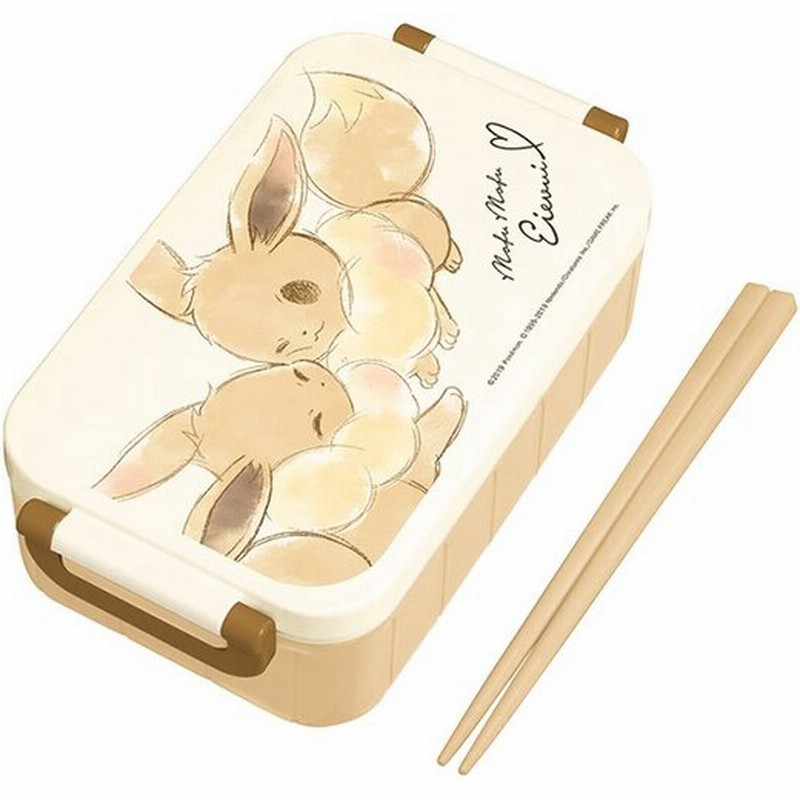 ポケモン はし付き1段ランチボックス 5ｍｌ イーブイ柄 通販 Lineポイント最大0 5 Get Lineショッピング