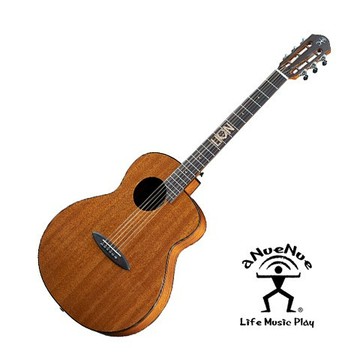aNueNue 民謠吉他 LMGT LION Mahogany GT 獅子合唱團聯名款 桃花心木 面單【黃石樂器】