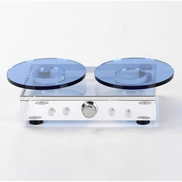 現代簡約輕奢水晶復古擺件樣板間辦公室創意cd黑膠唱片機軟裝飾品