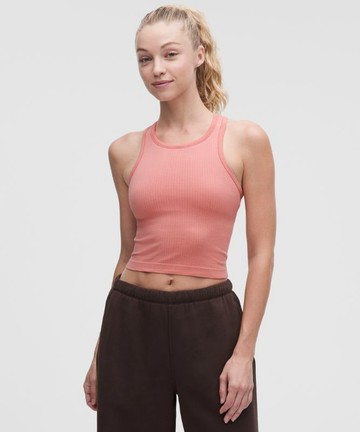 Ebb to Street Cropped Racerback Tank Top Light Support, B/C Cup Size 6