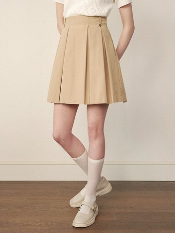 Sunflower Pleats Midi Skirt