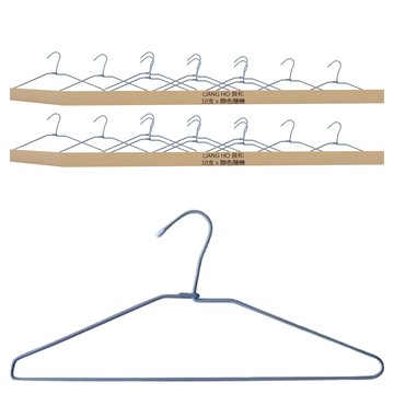 LIANG HO 良和 花香衣架 加粗線徑 適合晾曬毛巾、襪帕等物品 添加進口香氛  藍色  20支