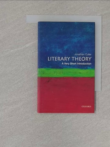 【書寶二手書T1／文學_S7V】Literary Theory: A Very Short Introduction_Culler, Jonathan D.
