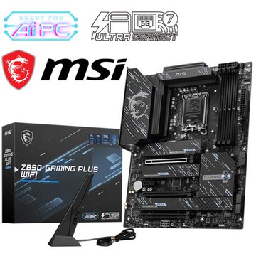 【MSI 微星】Z890 GAMING PLUS WIFI 主機板｜頂規Z890平台｜玩家首選