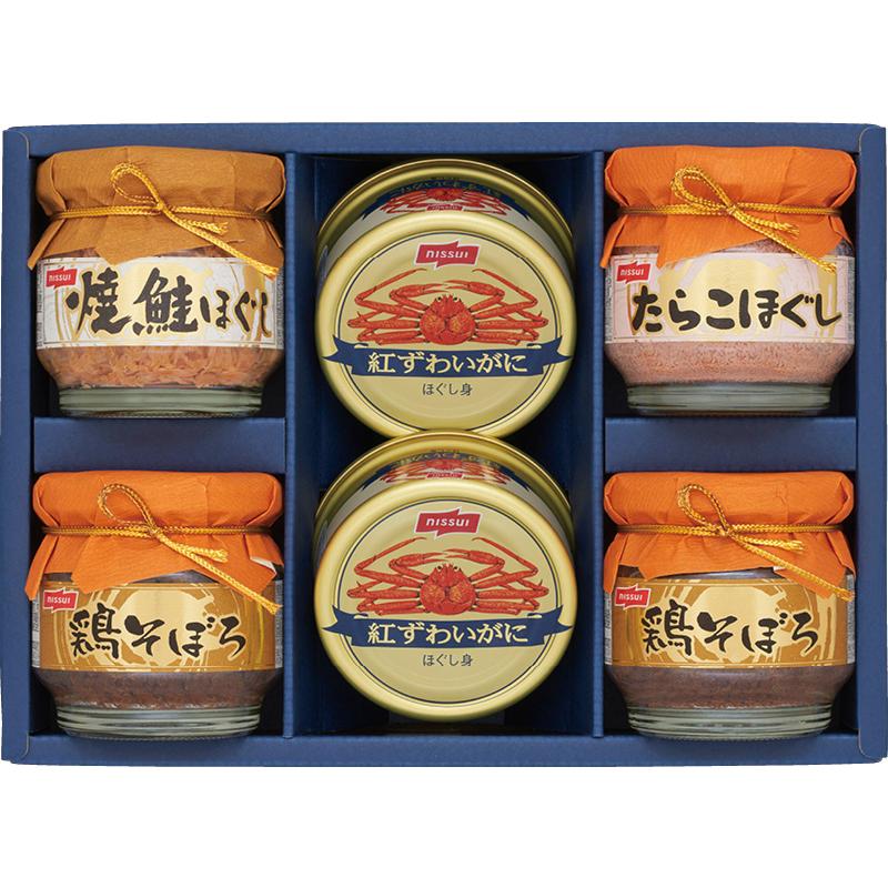 ニッスイ 紅ずわいがに缶詰・瓶詰ギフトセット BK-30B  内祝い ギフト 出産 結婚 快気 法事